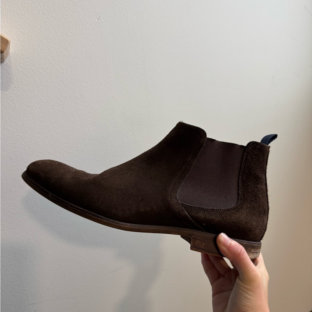 Combat agent Toecap suede men’s boot - Picture 2 of 12